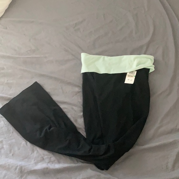 Hard Tail Pants - NWT Hard Tail foldover black pants